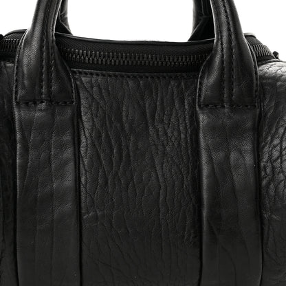 Alexander Wang Pebbled Lambskin Mini Rockie Black Matte Black Hardware 7 of 9