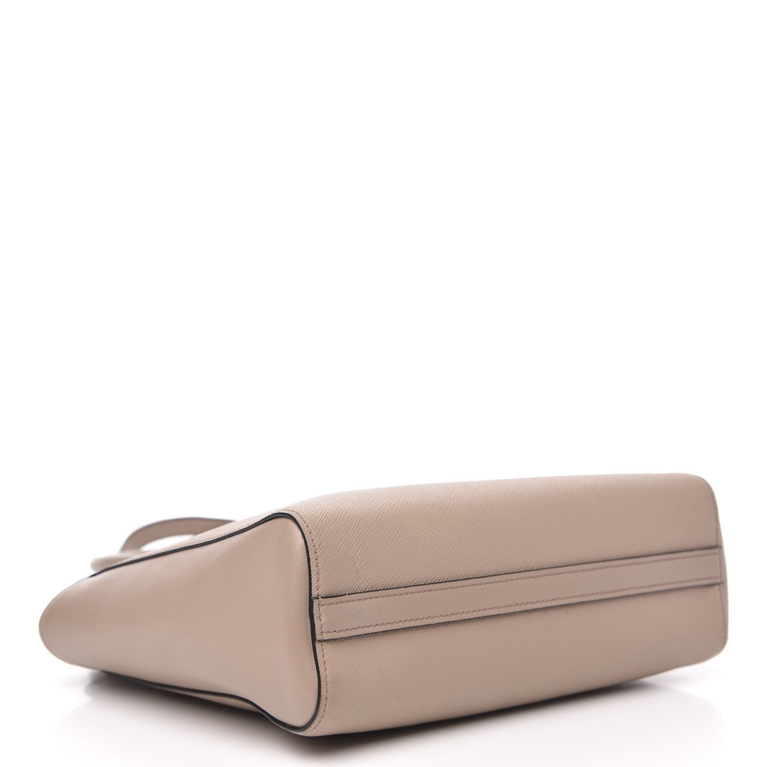 Prada Saffiano Soft Calfskin Small Zippered Tote Cipria 4 of 13