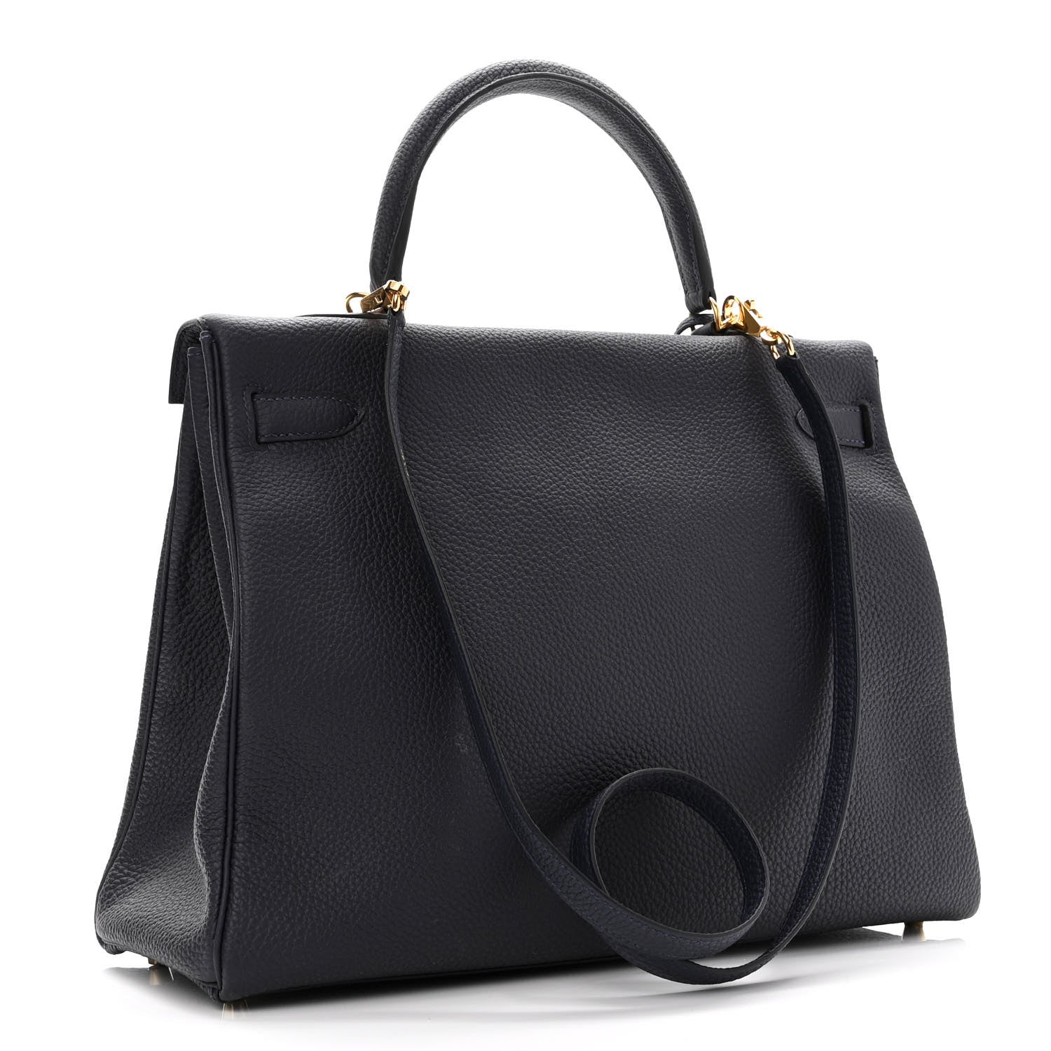 Hermes Togo Kelly Retourne 35 Bleu Nuit 3 of 11