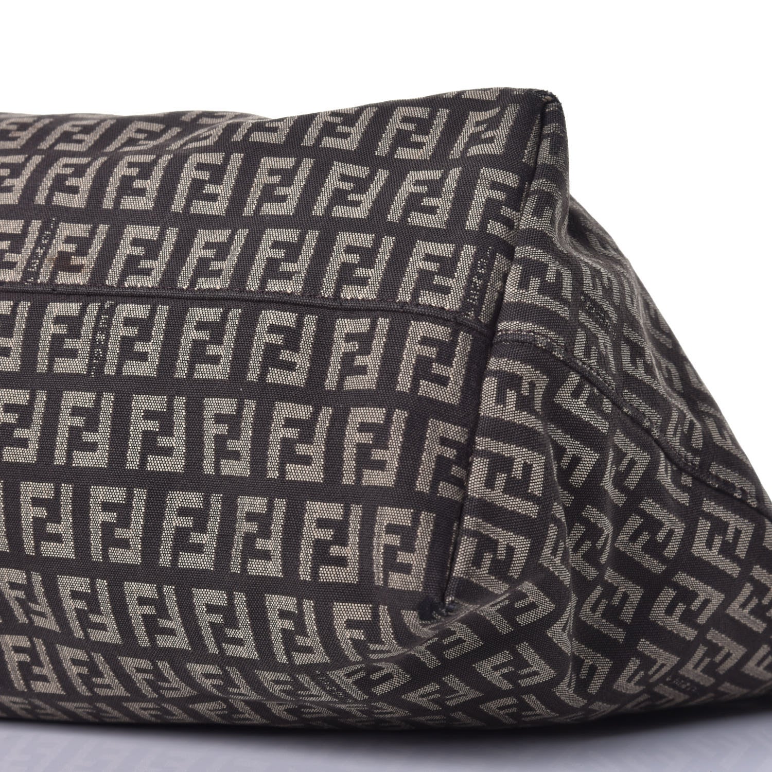 Fendi Zucchino Shopping Tote Tobacco Brown 8 of 8
