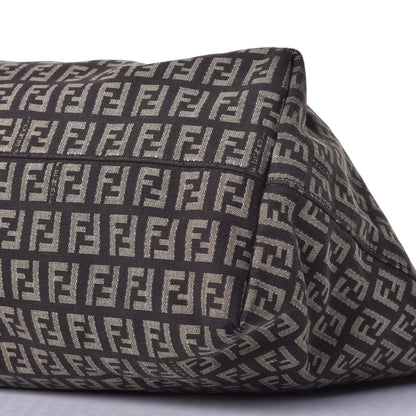 Fendi Zucchino Shopping Tote Tobacco Brown 8 of 8