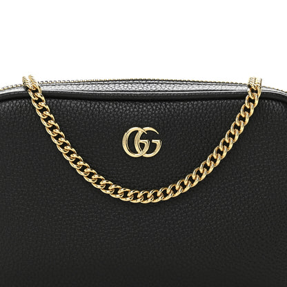 Gucci Dollar Calfskin Super Mini GG Marmont Chain Shoulder Bag Black 8 of 11