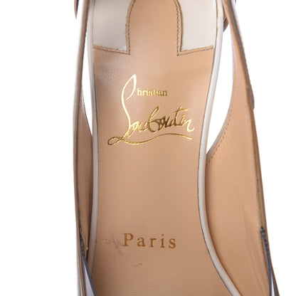 Christian Louboutin Patent PVC Specchio Cosmo 554 100 Pumps 36.5 Snow 6 of 8