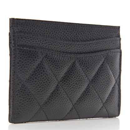 Chanel Caviar Quilted Card Holder Black 3 of 8
