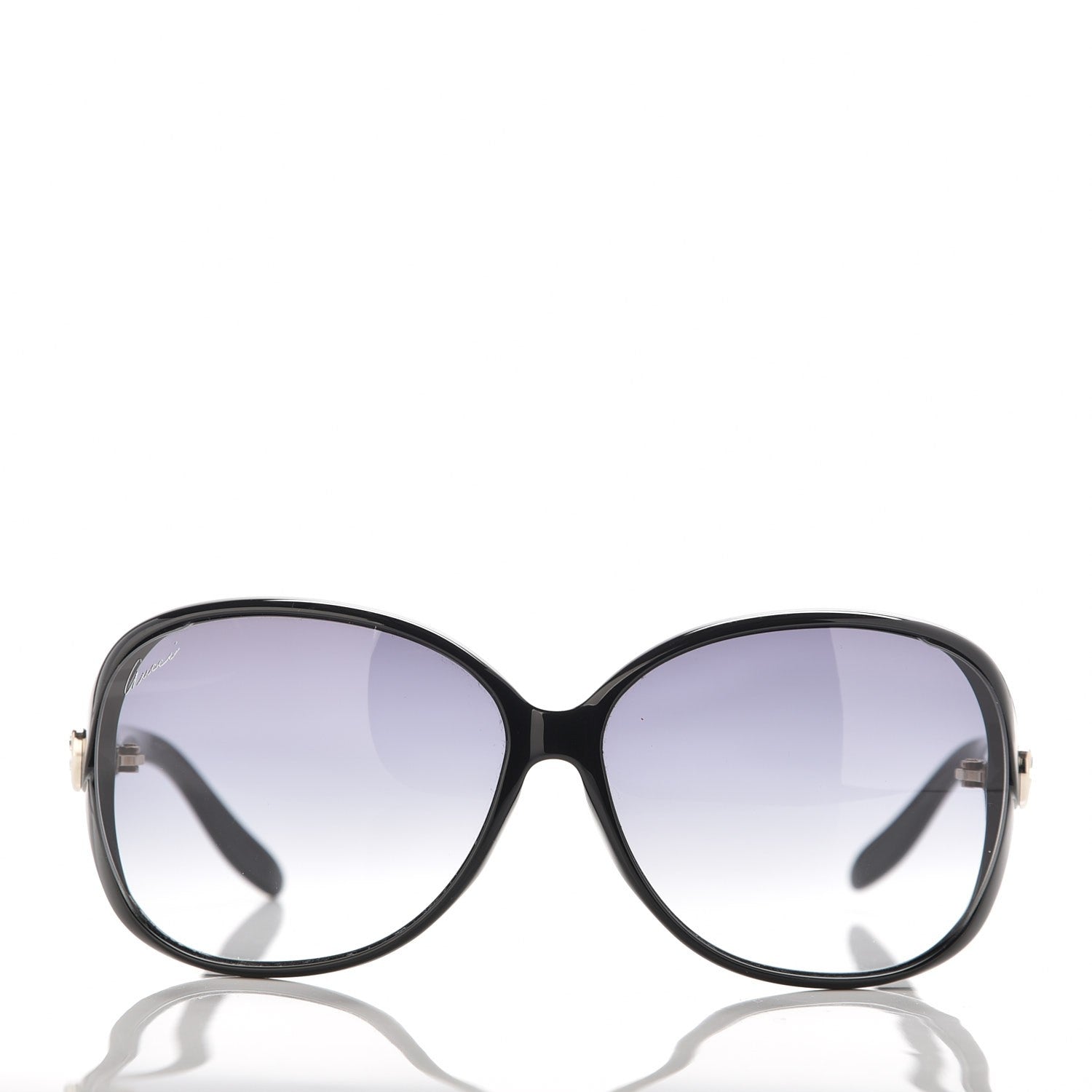 Gucci Butterfly Sunglasses GG 3525/K/S Black 213028 – FASHIONPHILE