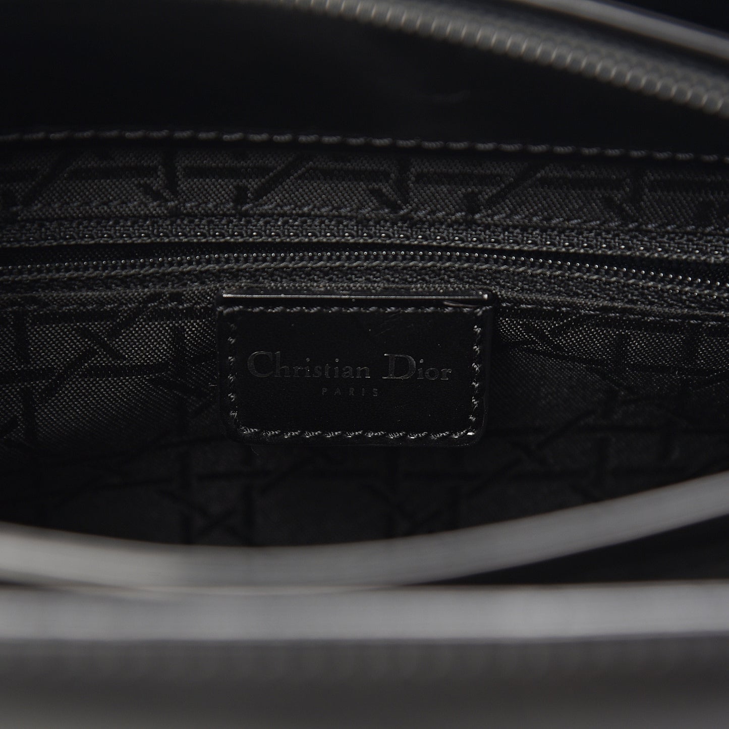 Calfskin Maris Pearl Beaded Top Handle Bag Black