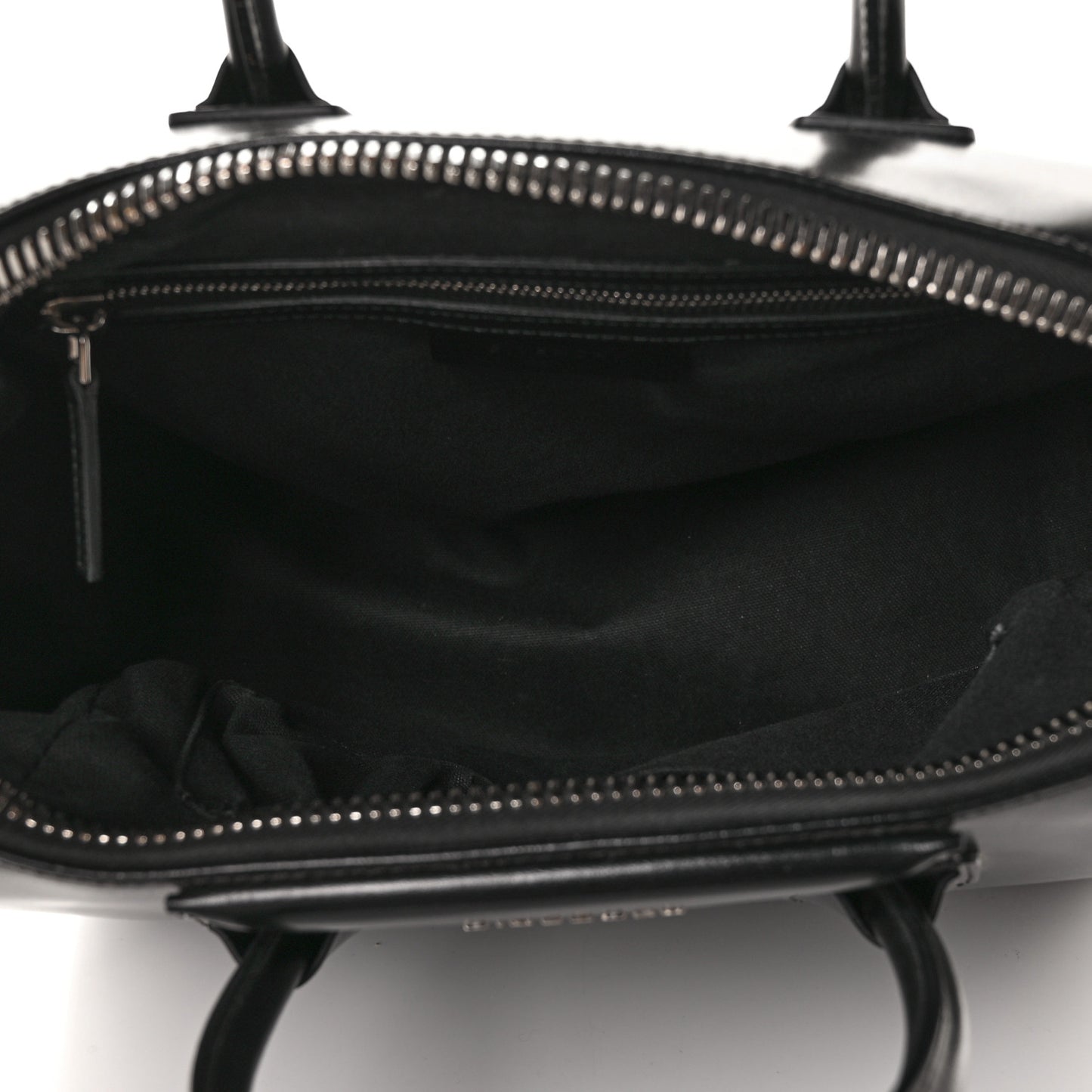 Shiny Lord Calfskin Medium Antigona Black