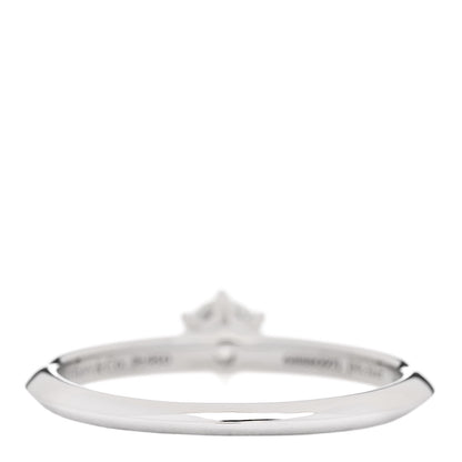 Tiffany Platinum Diamond .32ct Solitaire Engagement Ring 55 7.25 4 of 6
