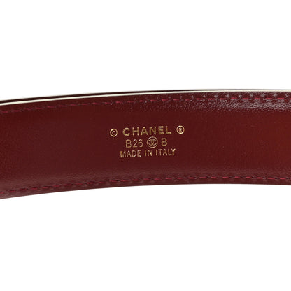 Chanel Crocodile Embossed Calfskin Belt  Khaki 3 of 4