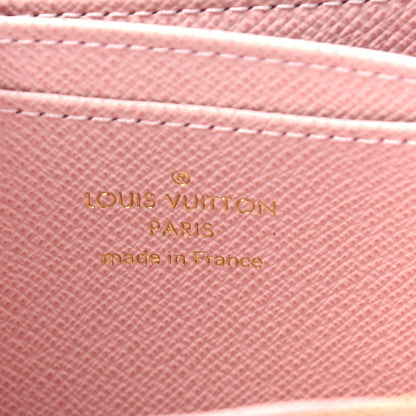 Louis Vuitton Damier Azur Zippy Coin Purse Rose Ballerine 6 of 7