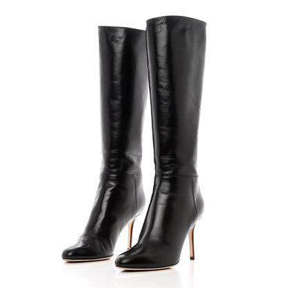 Jimmy Choo Kid Kirby Knee High Boots 39.5 Brown 3 of 8