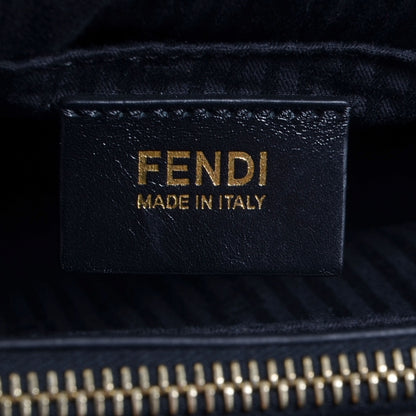 Fendi Vitello Elite Medium 2Jours Tote Black 6 of 12