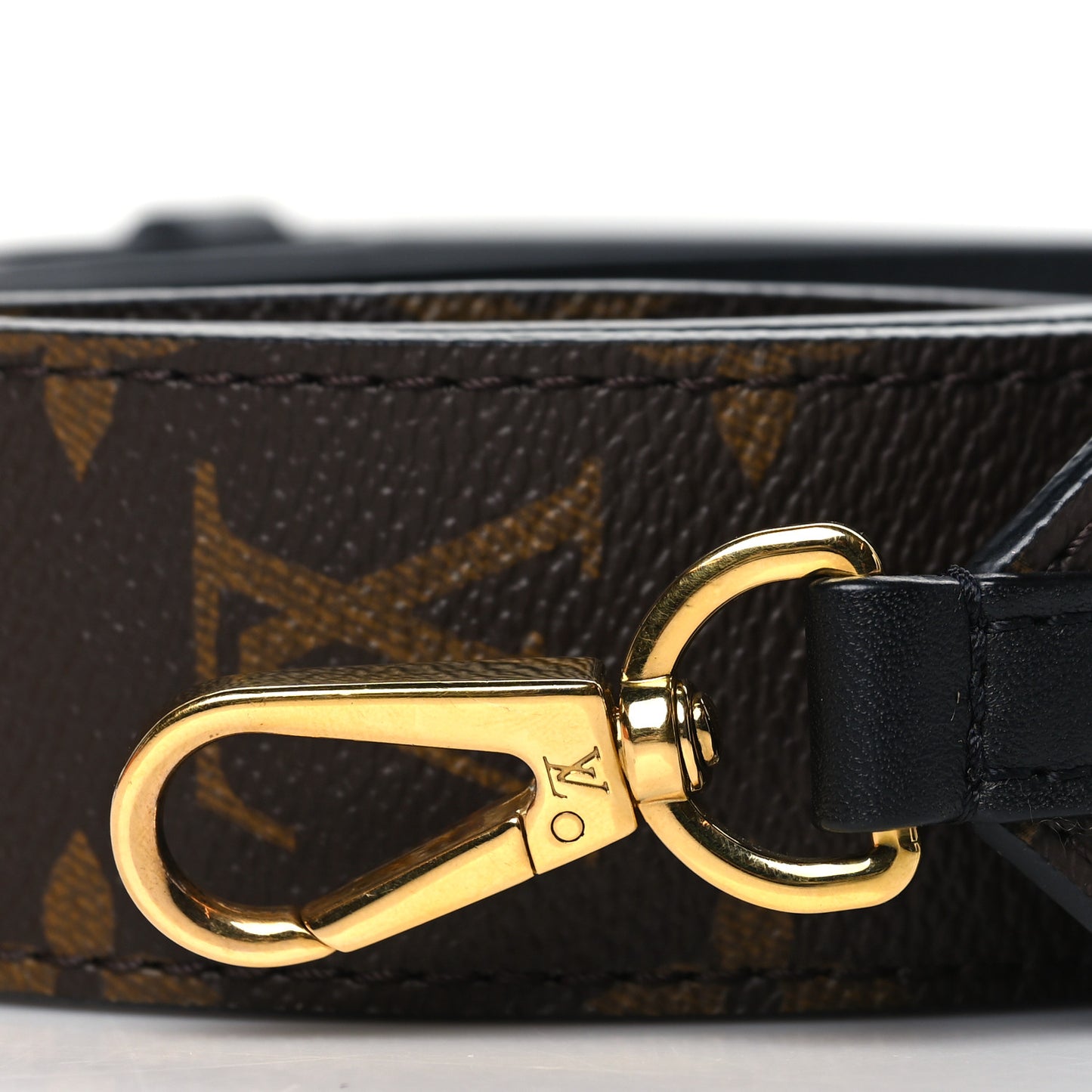 Monogram Adjustable Bandouliere Shoulder Strap Black