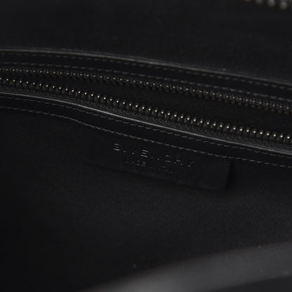 Givenchy Calfskin Crocodile Embossed 3D Stud Medium Antigona Black 8 of 10