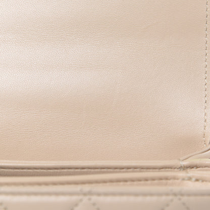 Chanel Lambskin Quilted Medium Trendy Spirit Top Handle Bag Beige 11 of 12