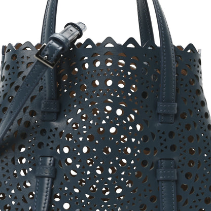Alaia Lux Calfskin Vienne Wave Mina 20 Bag Bleu Ardois 7 of 10