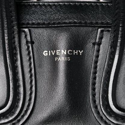 Givenchy Waxed Calfskin Medium Nightingale Logo Strap Black 12 of 19