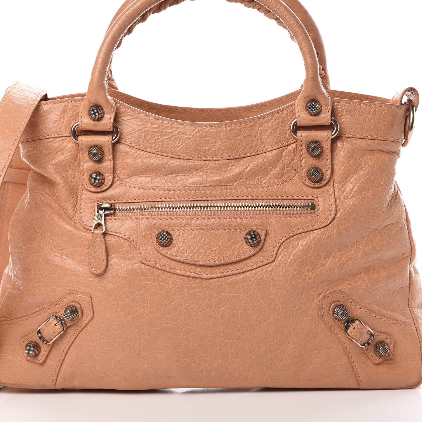 Agneau Giant 12 Rose Gold Hardware Town Rose Blush