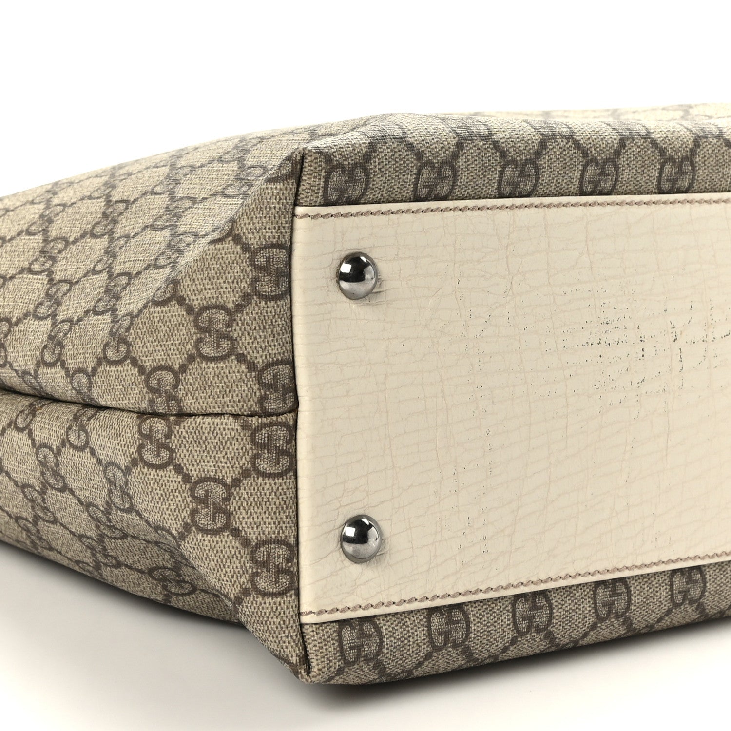 Gucci GG Plus Monogram Small Vertical Tote Off White 8 of 10