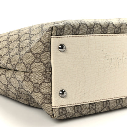 Gucci GG Plus Monogram Small Vertical Tote Off White 8 of 10