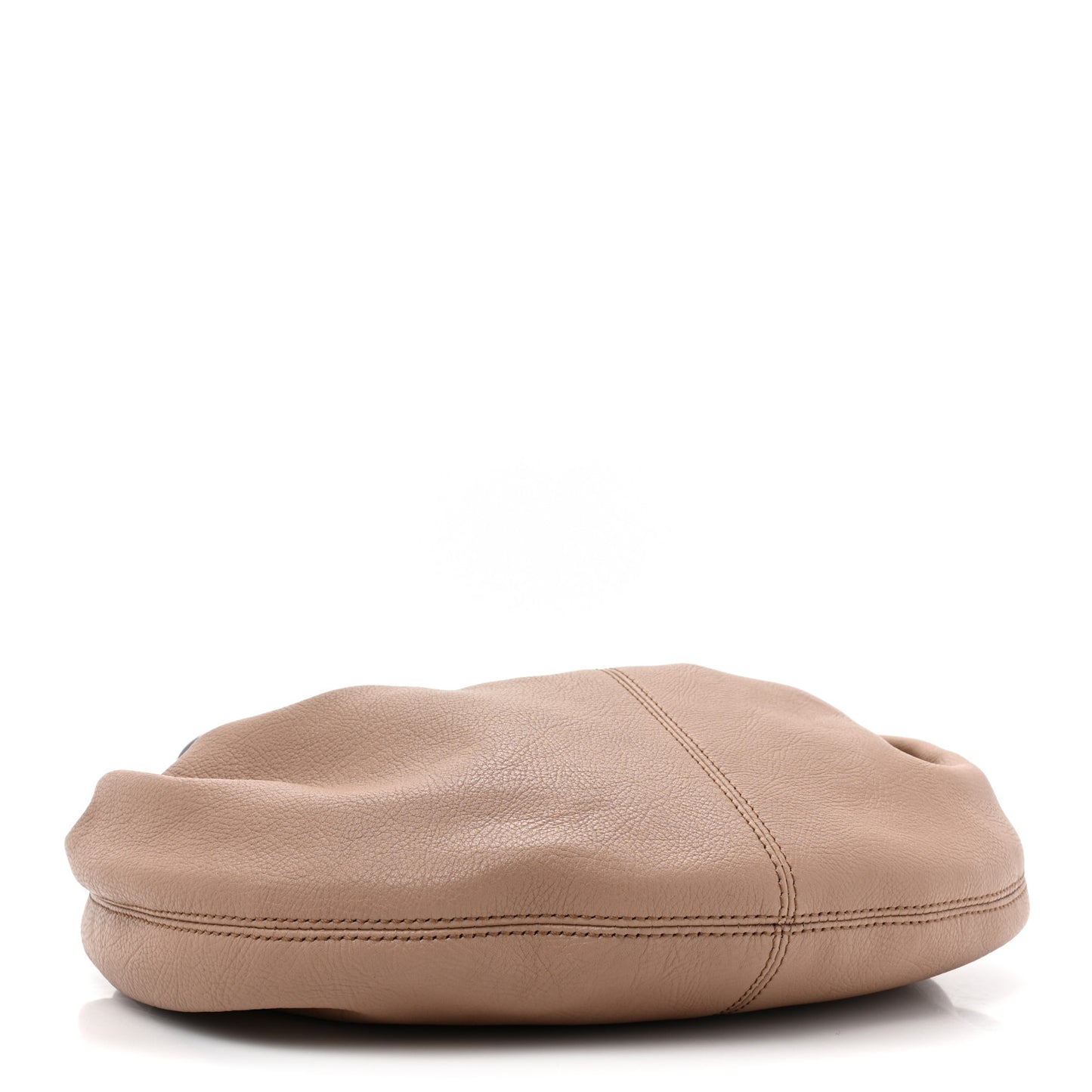 Grained Calfskin Small Bracelet Hobo Bag Woodrose