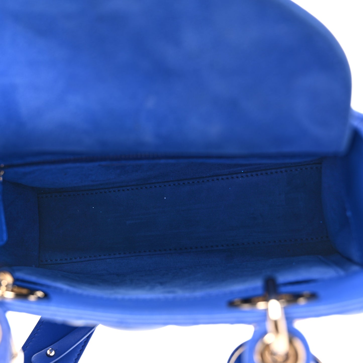 Lambskin Cannage Small My ABCDior Lady Dior Blue