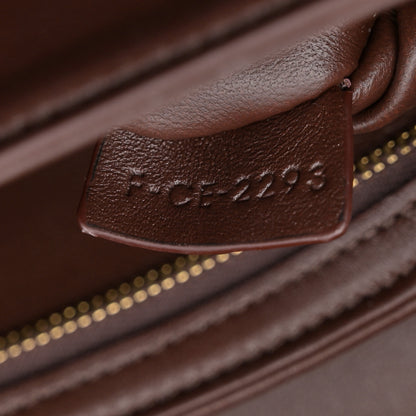 Celine Shiny Calfskin Medium Triomphe Chestnut 8 of 11
