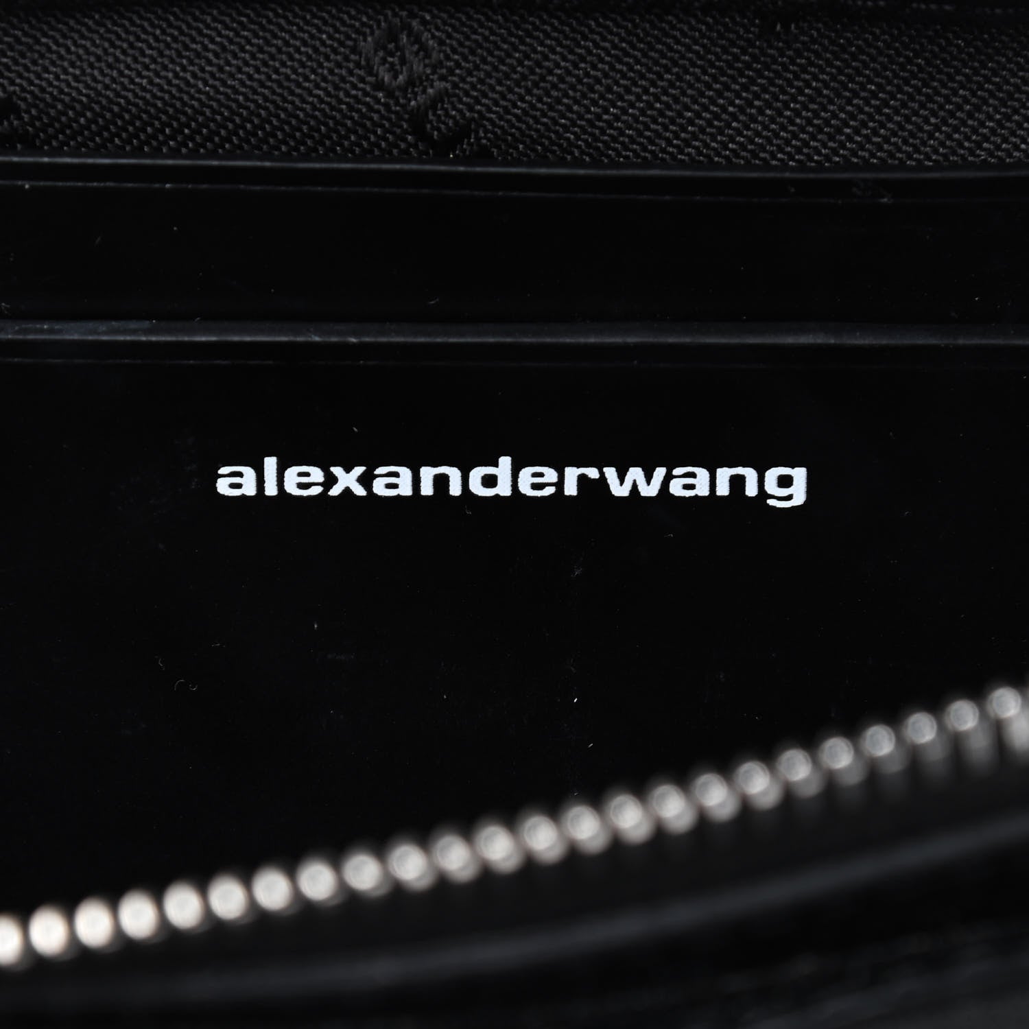 Alexander Wang Crocodile Embossed Patent Mini Top Handle Attica Belt Bag Black 7 of 8