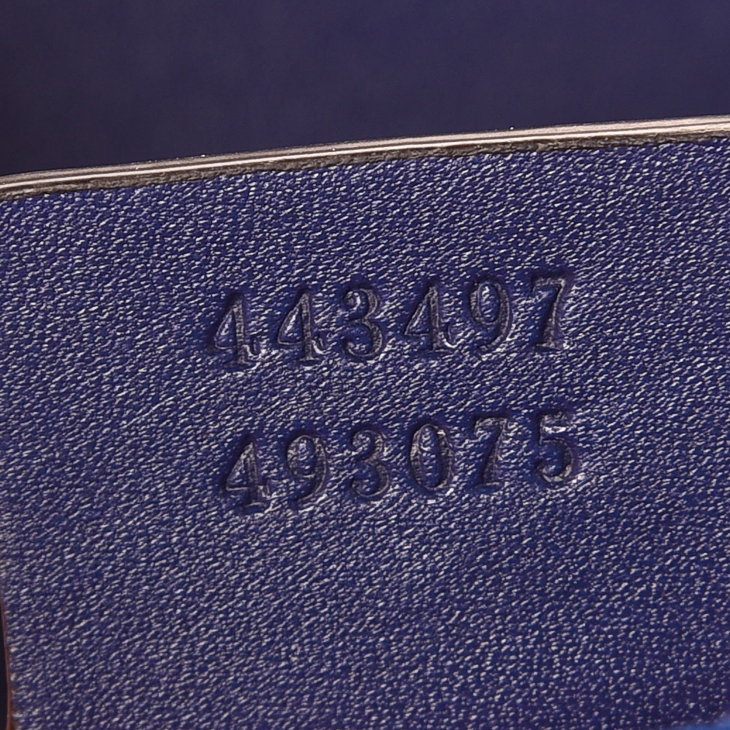 Gucci Velvet Matelasse Small GG Marmont Shoulder Bag Cobalt Blue 7 of 7