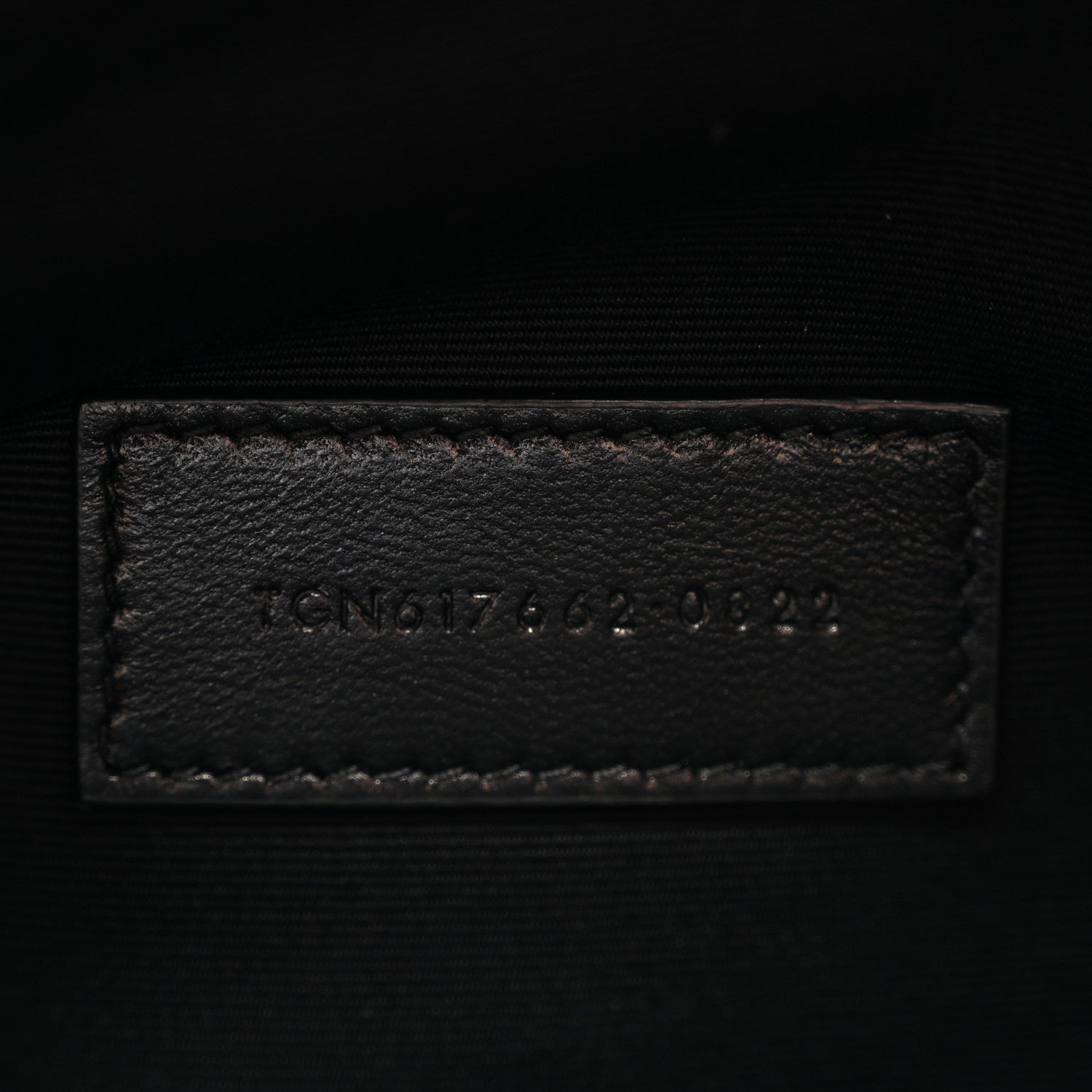 Saint Laurent Grain De Poudre Matelasse Chevron Monogram Envelope Clutch Dark Beige 7 of 8