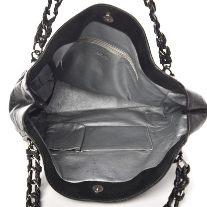 Chanel Glazed Caviar Modern Chain Tote Black 5 of 9