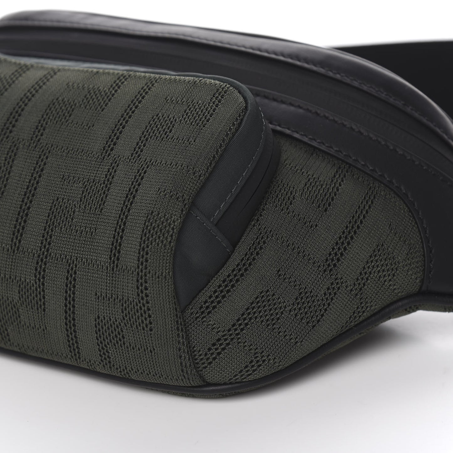 Neoprene Mesh Vitello Grace FF Pocket Belt Bag Verde Militare