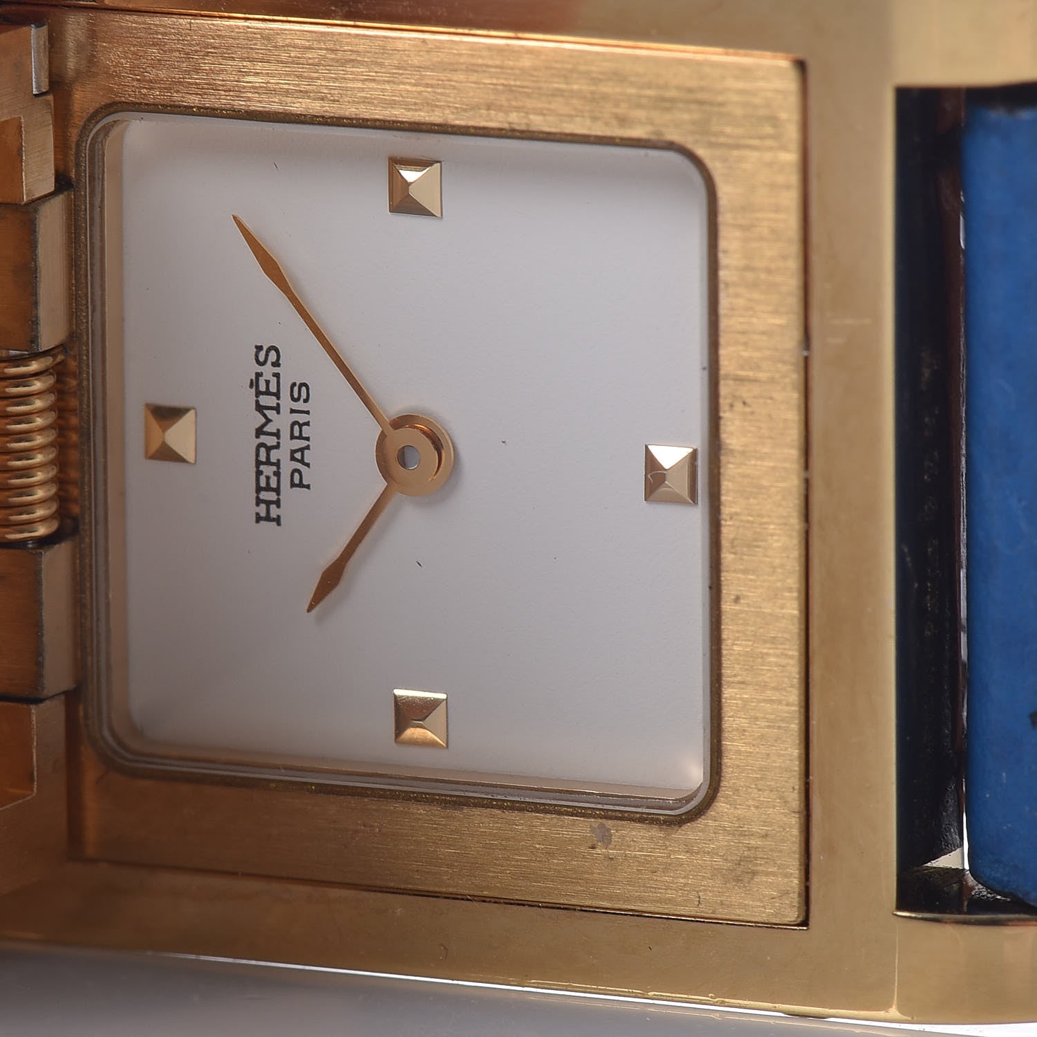 Hermes Stainless Steel Courchevel 23mm Medor Quartz Watch Bleu France 5 of 9