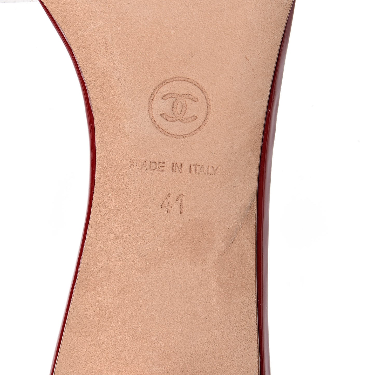 Patent CC Mules 41 Red