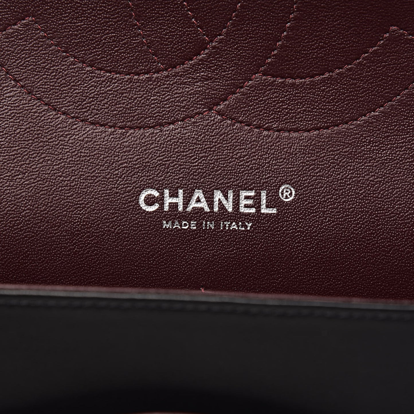 Lambskin Quilted Jumbo Double Flap Black
