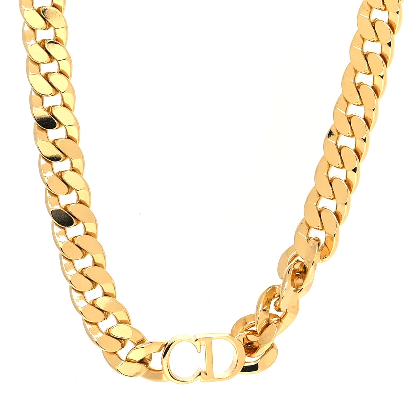 Metal Danseuse Etoile Chain Choker Necklace Gold
