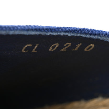 Louis Vuitton Canvas Escale Starboard Espadrille Flats 37.5 Blue 9 of 10