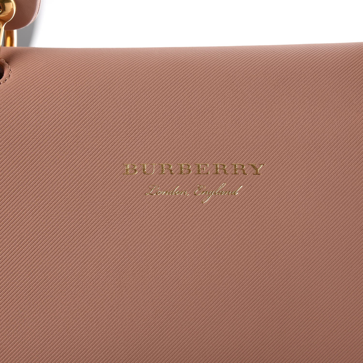 Burberry Trench Calfskin Medium DK88 Top Handle Bag Ash Rose 9 of 12