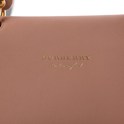 Burberry Trench Calfskin Medium DK88 Top Handle Bag Ash Rose 9 of 12