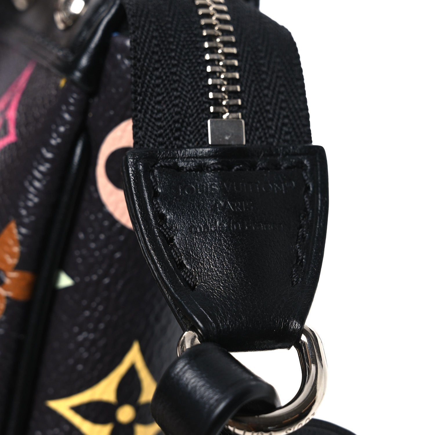Louis Vuitton LV X TM Monogram Multicolor Pochette Accessories Black 7 of 10