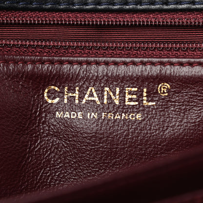 Chanel Patent Quilted Accordion Reissue 2.55 Flap Navy 6 of 9