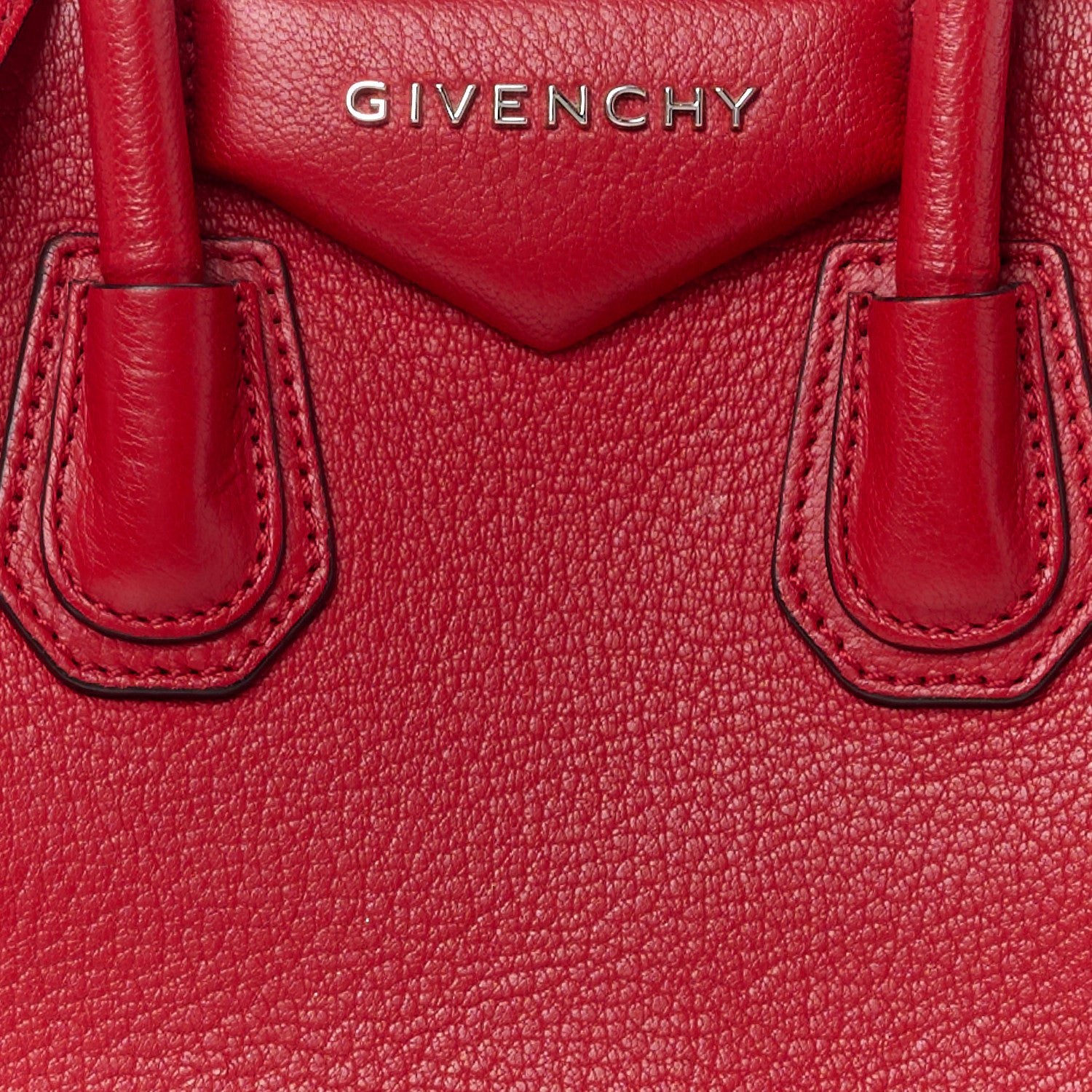 Givenchy Sugar Goatskin Mini Antigona Bright Red 8 of 11