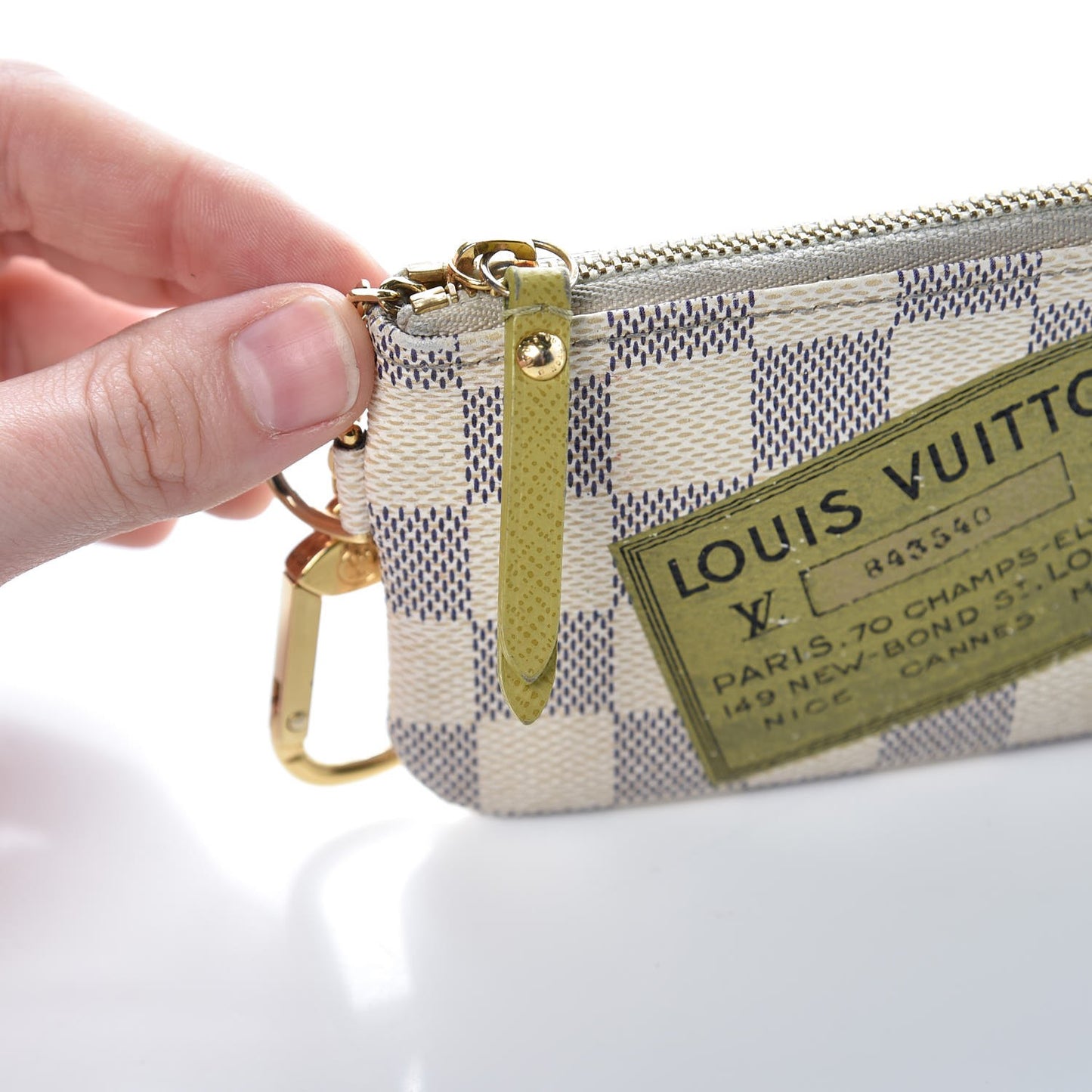 Damier Azur Complice Trunks and Bags Key Pouch