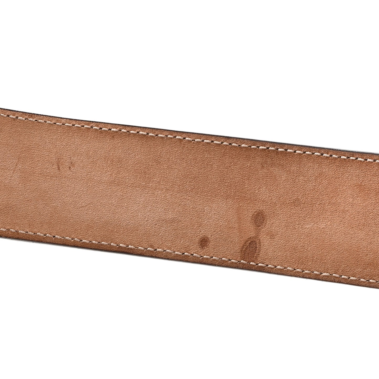 GG Supreme Monogram Selleria Calfskin Interlocking G 40mm Belt 85 34 Beige Ebony Cocoa