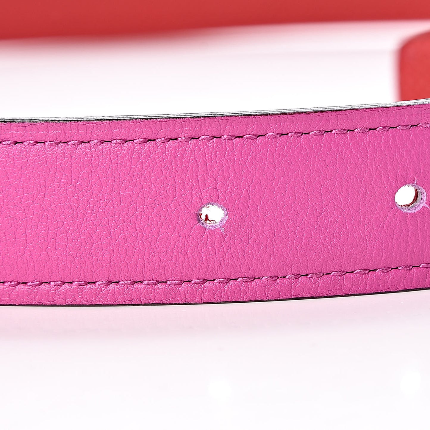 Swift Epsom 24mm Belt Strap 90 Magnolia Rouge Casaque