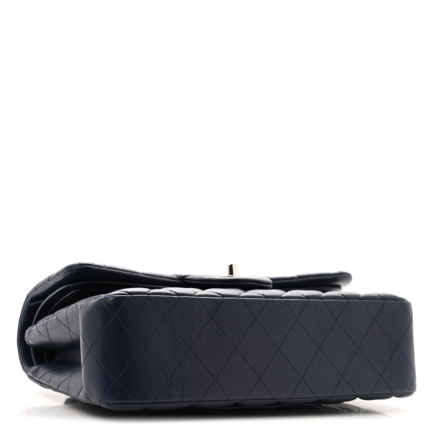 Chanel Lambskin Quilted Small Double Flap Blue 4 of 13