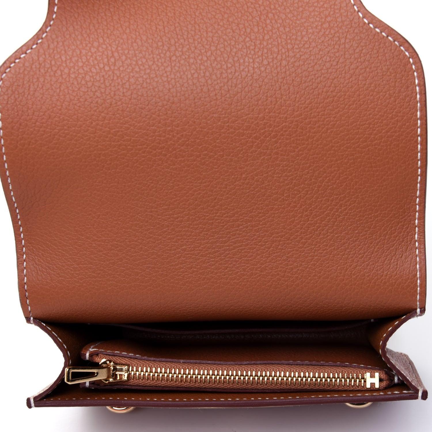 Hermes Evercolor Roulis Slim Wallet Gold 5 of 5