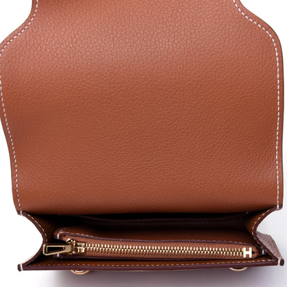 Hermes Evercolor Roulis Slim Wallet Gold 5 of 5