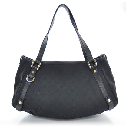 Gucci Monogram Medium Abbey Shoulder Bag Black 1 of 9