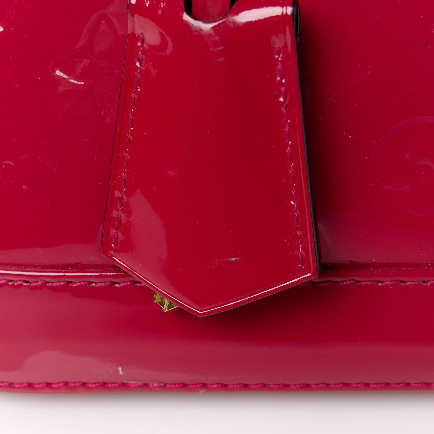 Louis Vuitton Vernis Alma PM Pomme D'Amour 13 of 16